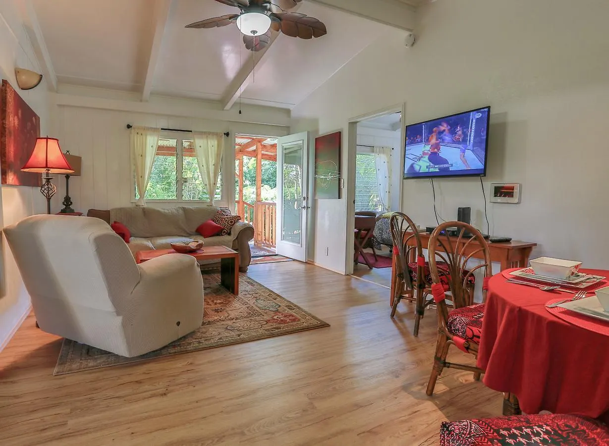 Tropical Anuenue Cottage Keaau Hébergement de vacances