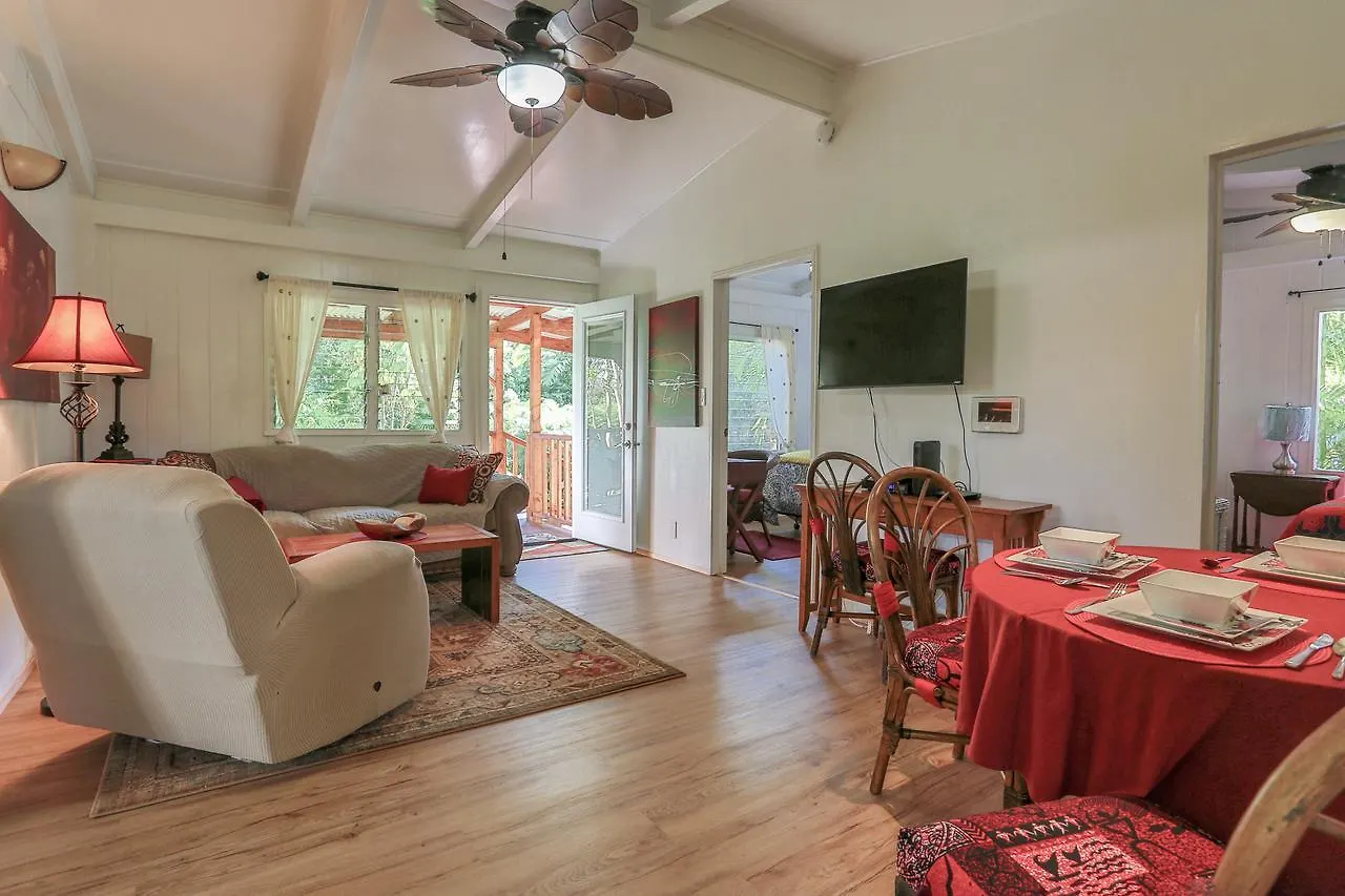 Hébergement de vacances Tropical Anuenue Cottage Keaau